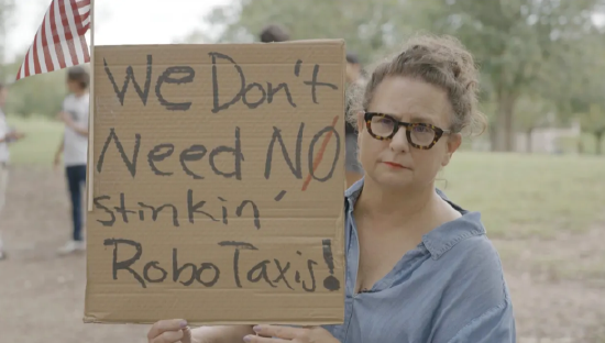 特斯拉在得州奥斯汀遭遇抗议活动：反对马斯克Robotaxi计划(🤖)